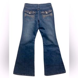 NEW Urban Outfitters BDG Jeweled Pockets Jeans Boot Cut Size 31 womens